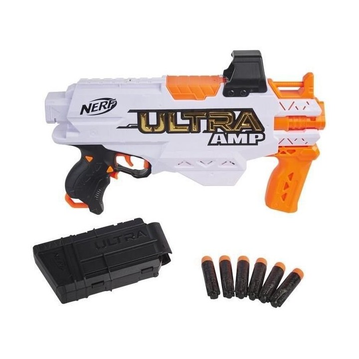 NERF - Ultra - Amp - Blaster motorisé - chargeur 6 fléchettes - 6 fl