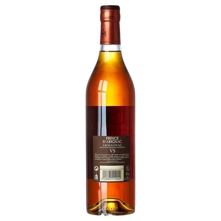 Armagnac VS Prince D'Arignac 40° 70cl canister