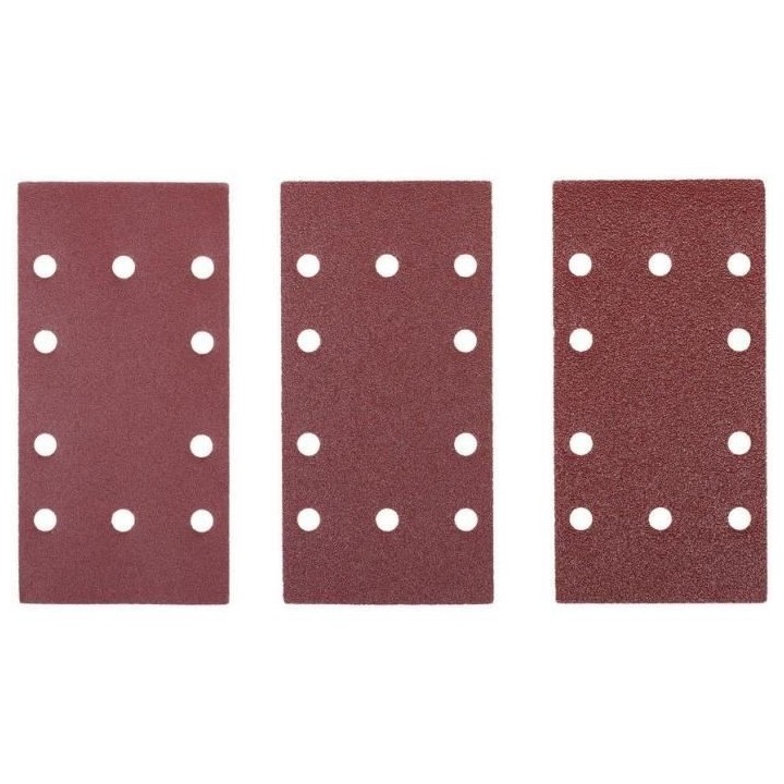 RYOBI - Assortiment 10 abrasifs 1/3 feuille auto-agrippant - pour ESS2