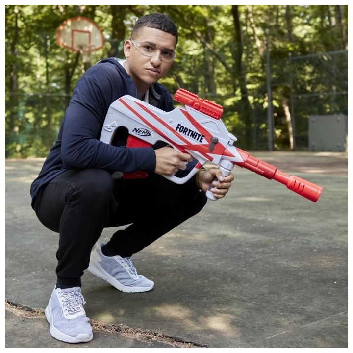 NERF - Nerf Fortnite - Blaster B-AR motorisé - Revetement Converge et