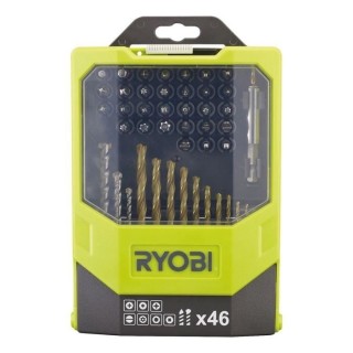 Coffret mixte 46 accessoires - RYOBI - perçage maçonnerie-métal et