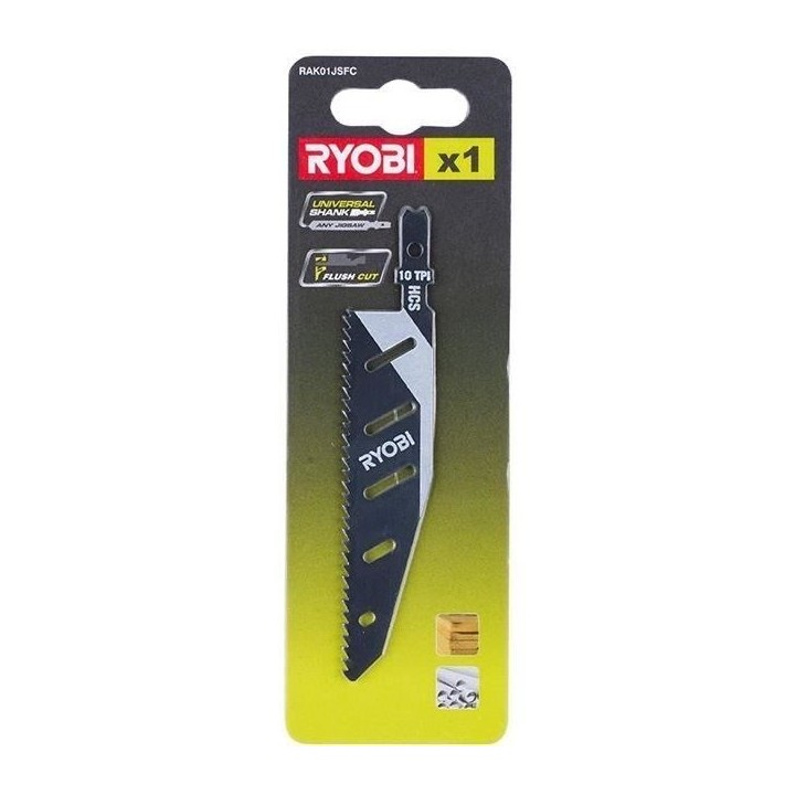 RYOBI Lame de scie sauteuse FLUSHCUT bois 10 TPI