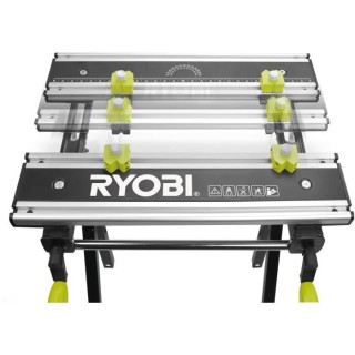 Etabli pliable - RYOBI - Aluminium - Réglage en hauteur - 600 x 570 x