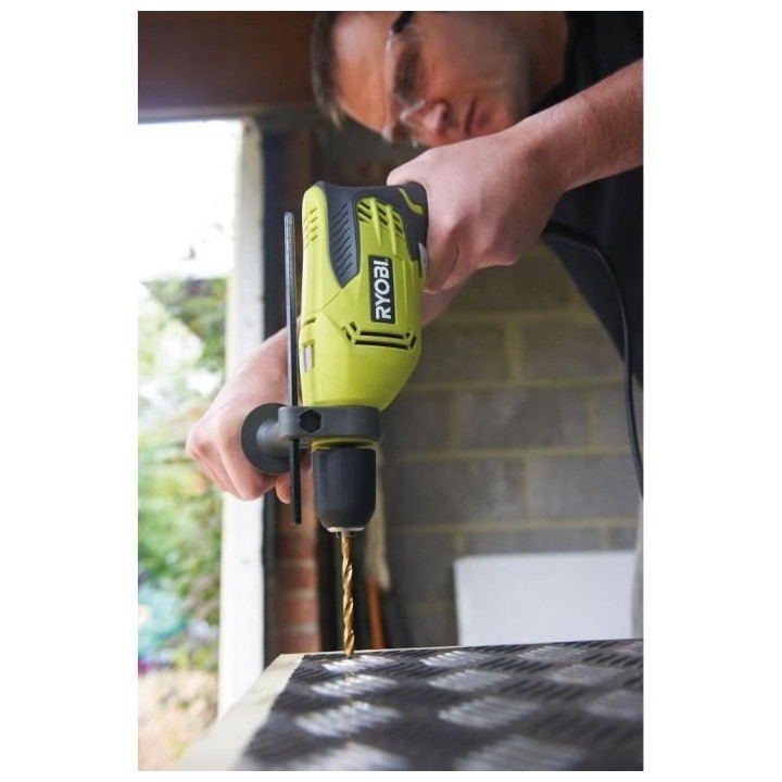 Perceuse a percussion RYOBI - 680W - Mandrin auto-serrant 13mm - Caden