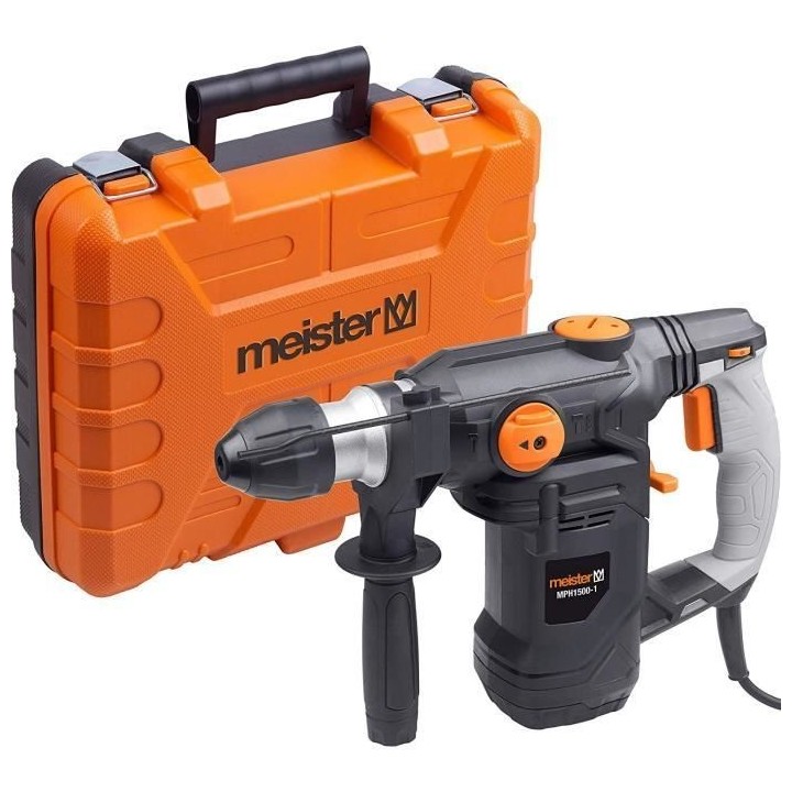 Marteau perforateur - MEISTER - MPH1500-1 - 1500W - Filaire - Noir, gr