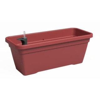 Jardiniere - Plastique - Rouge Foncé� - Rectangulaire - L57,9 x P24