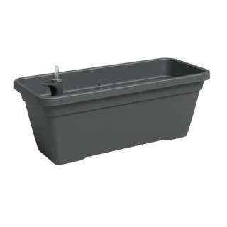 Jardiniere - Plastique - Anthracite - Rectangulaire - L77,9 x P24 x H2