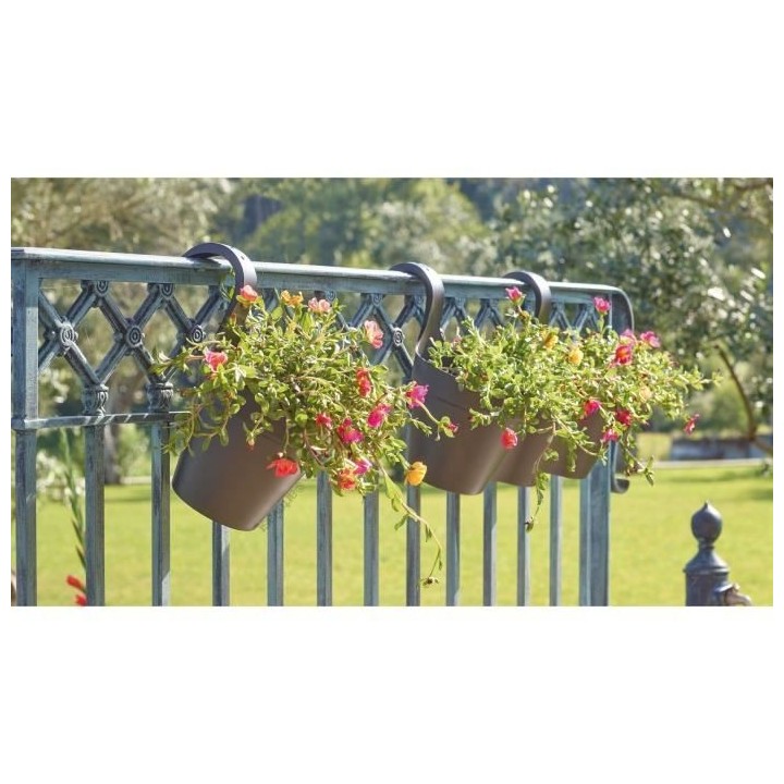 ARTEVASI Pot de fleurs pour balcon Capri Individ - 30,5 x 54 x H 28 cm
