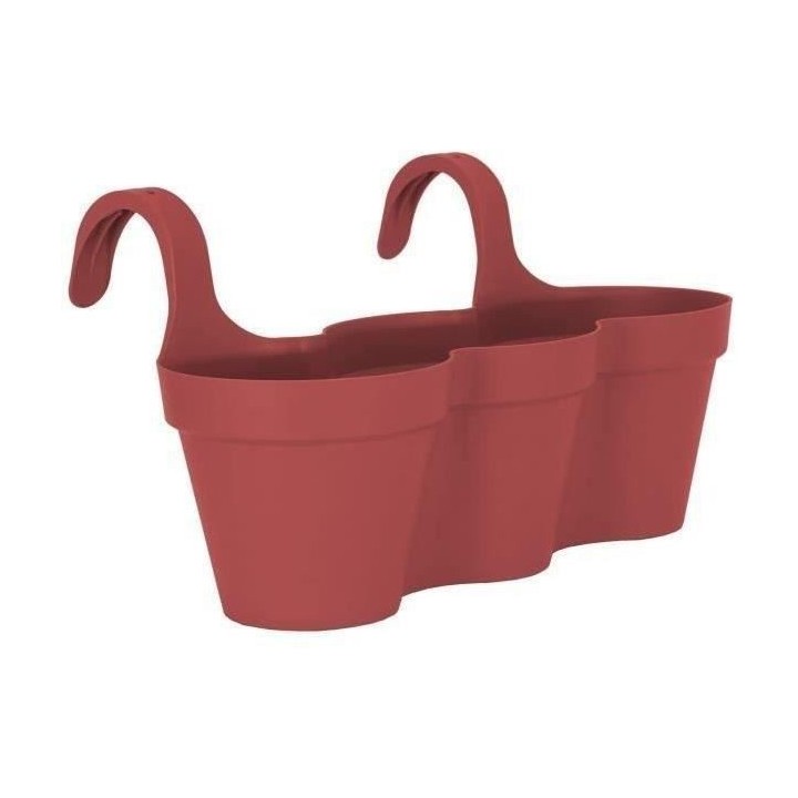 ARTEVASI Jardiniere Pot de fleurs pour balcon Capri Individ - 30,5 x 5