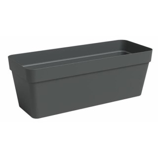 Jardiniere - Plastique - Anthracite - Rectangulaire - L49,9 x P20 x H1
