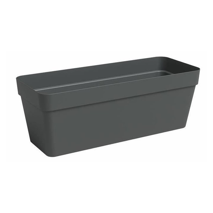 Jardiniere - Plastique - Anthracite - Rectangulaire - L49,9 x P20 x H1