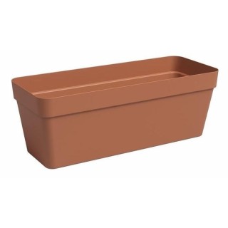 Jardiniere - Plastique - Terre cuite - Rectangulaire - L49,9 x P20 x H