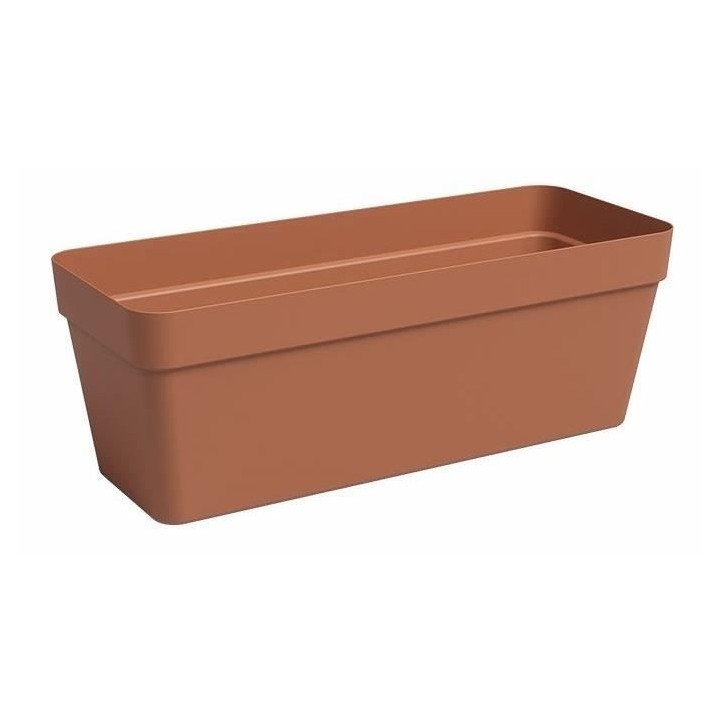Jardiniere - Plastique - Terre cuite - Rectangulaire - L49,9 x P20 x H