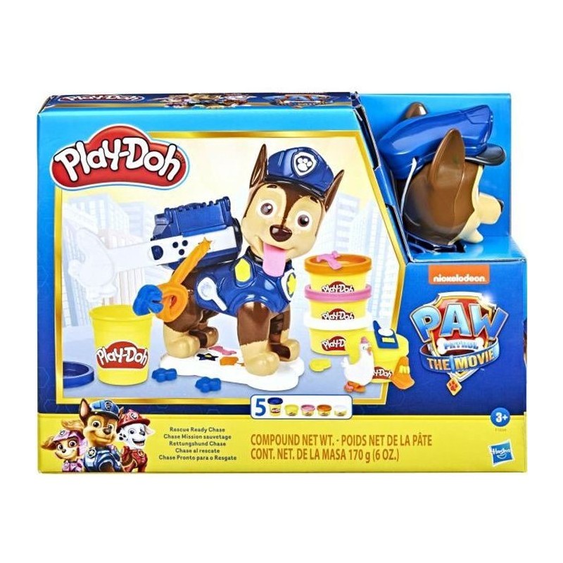 PLAY-DOH - Pat' Patrouille - Chase Mission Sauvetage avec 5 couleurs - des 3 ans