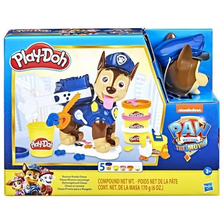 PLAY-DOH - Pat' Patrouille - Chase Mission Sauvetage avec 5 couleurs -