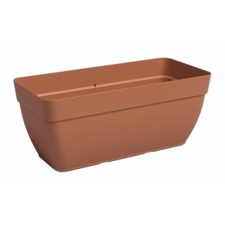 Jardiniere - Plastique - Terre cuite - Rectangulaire - L79 x P37 x H33