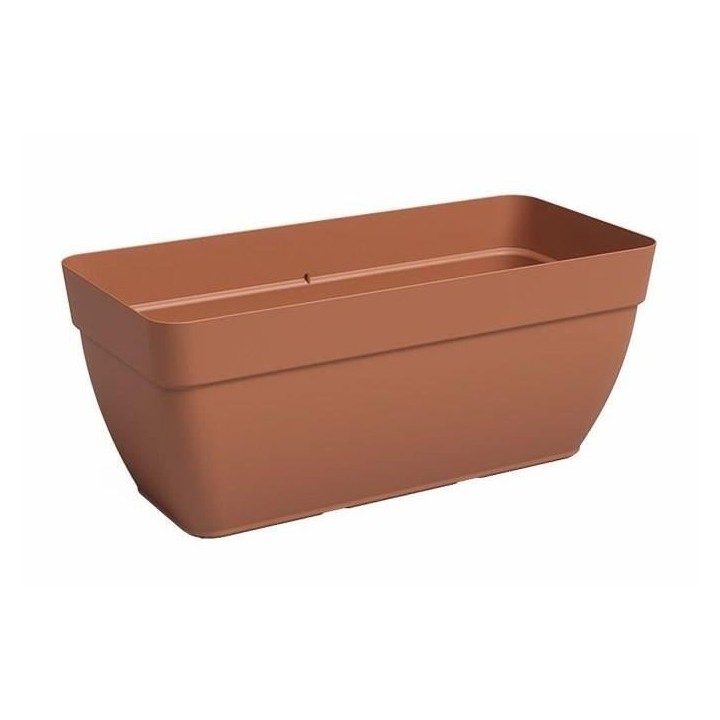 Jardiniere - Plastique - Terre cuite - Rectangulaire - L79 x P37 x H33