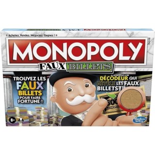 MONOPOLY - Faux billets - Jeu de plateau pour la famille et les enfant