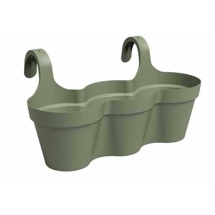 Pot ARTEVASI - CAPRI TRIPLE - Balcon - Vert Cendre� - L54 x P30,5 x