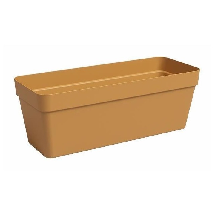 Jardiniere - Plastique - Jaune miel - Rectangulaire - L49,9 x P20 x H1