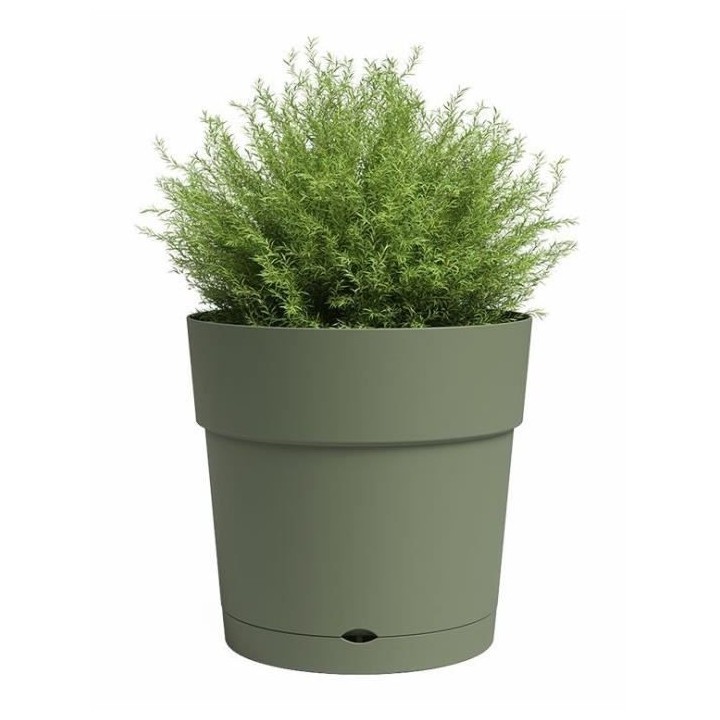 Pot - ARTEVASI - CAPRI - Large - Réserve d'eau - Vert Cendre� - L39