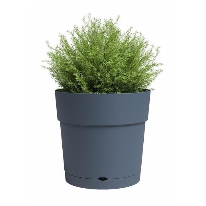 Pot - ARTEVASI - CAPRI - Large - Réserve d'eau - Bleu Ardoise - L39,1