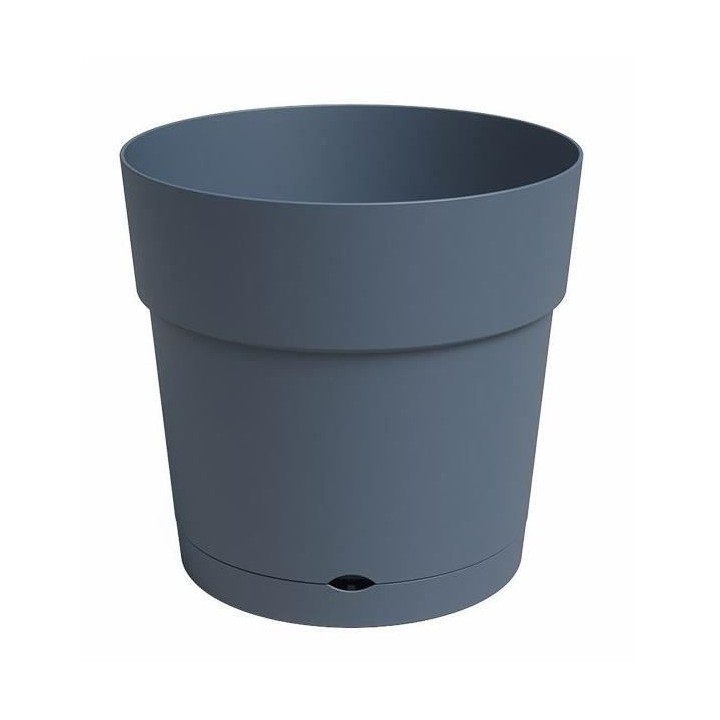 Pot - ARTEVASI - CAPRI - Large - Réserve d'eau - Bleu Ardoise - L49,5