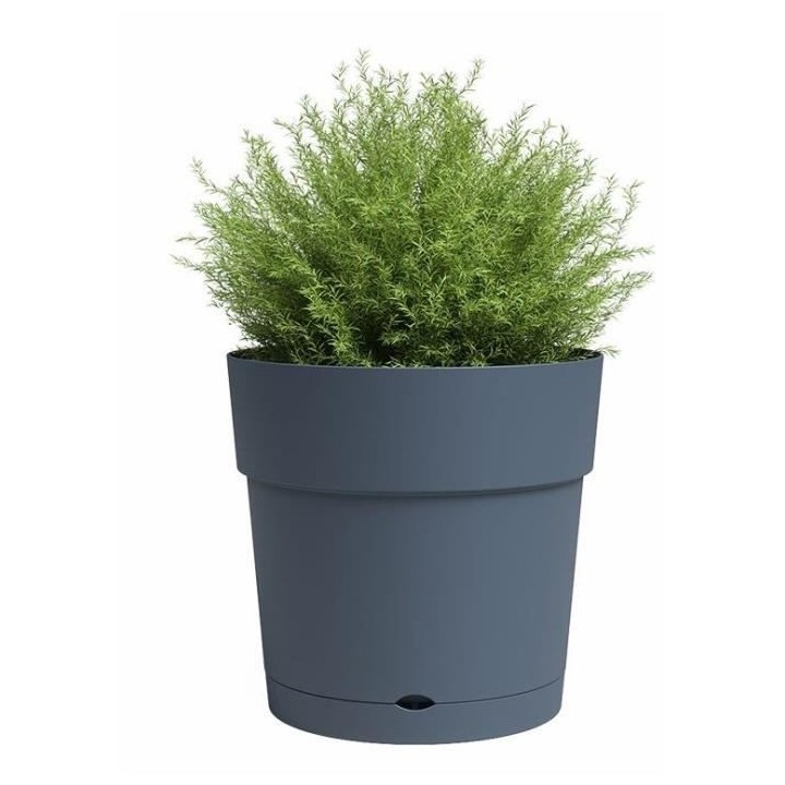 Pot - ARTEVASI - CAPRI - Large - Réserve d'eau - Bleu Ardoise - L49,5