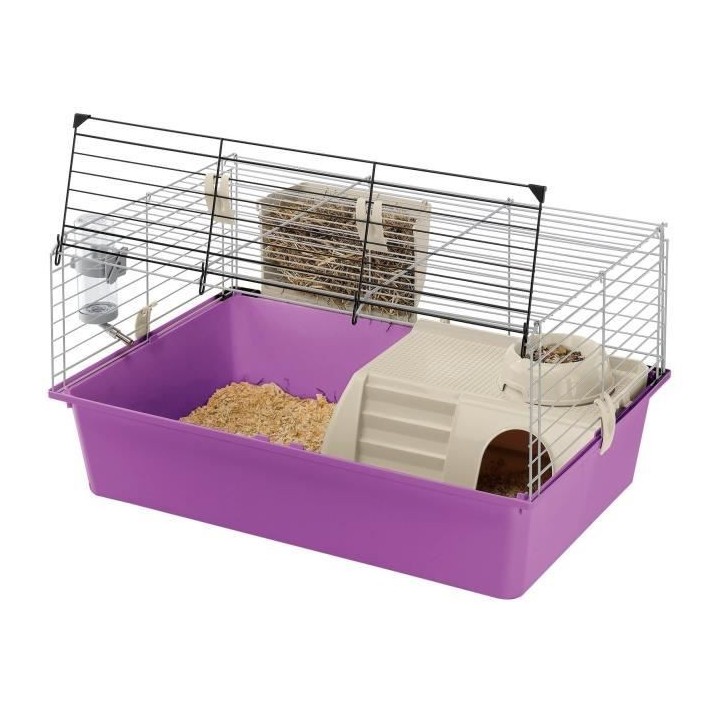 CAVIE Cage pour cochons d'inde 70 x 47 x 37,5 cm