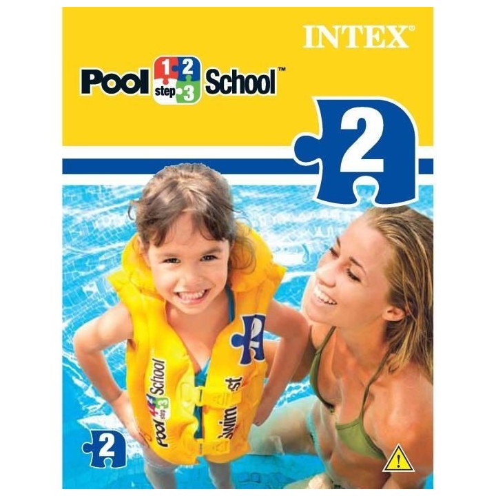 INTEX Gilet d'apprentissage de natation / sauvetage enfant Pool School