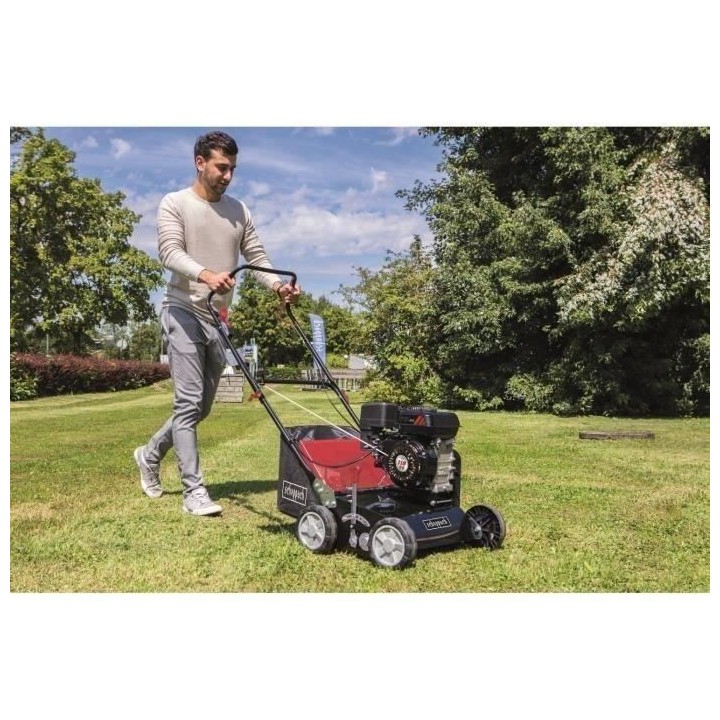 Scarificateur thermique SCHEPPACH SC40P - 40cm, 118cc, 2200W, 18 lames