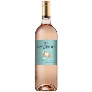 Les Cinq Pattes 2022 Bordeaux - Vin rosé de Bordeaux