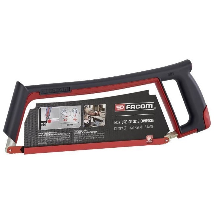 Monture de Scie a Métaux FACOM - 601PB - Longueur : 385 mm - Structur