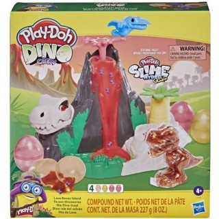 PLAY-DOH - Slime - Dino Crew - Jouet Île aux Dinosaures - avec pâte