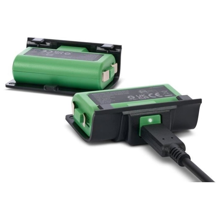 Kit Play & Charge - POWER A - XBPW0119-01 - Pour manettes sans fil Xbo
