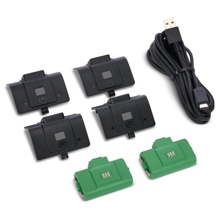 Kit Play & Charge - POWER A - XBPW0119-01 - Pour manettes sans fil Xbo