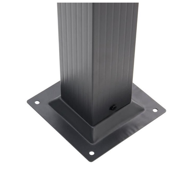 Pergola en aluminium CORDOBA - Beige - 3 x 3 m