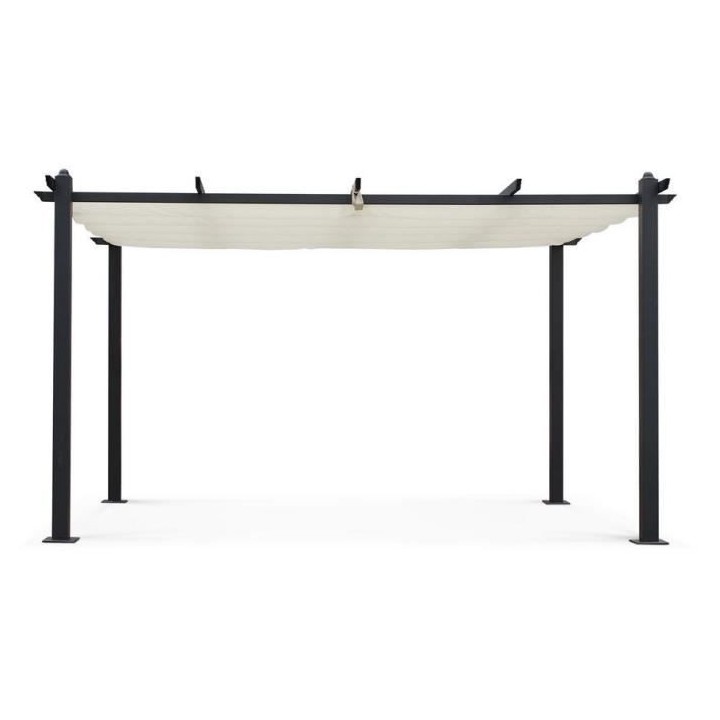 Pergola en aluminium CORDOBA - Ecru - 4 x 3 m