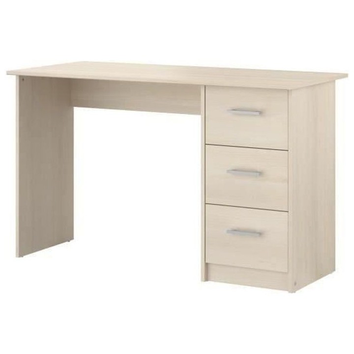 Bureau Essentielle - Panneaux de particules - Beige clair - L 121 x P