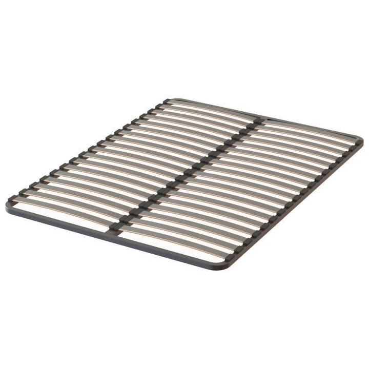 SEDAC Sommier 140 x 190 - 18 lattes 53 mm - Anthracite