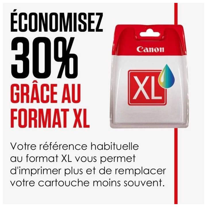 CANON Cartouche d'encre CLI-551 XL grande capacité Noir (CLI551XL)