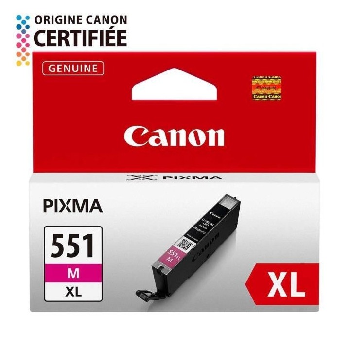 CANON Cartouche d'encre CLI-551M XL grande capacité Magenta (CLI551XL