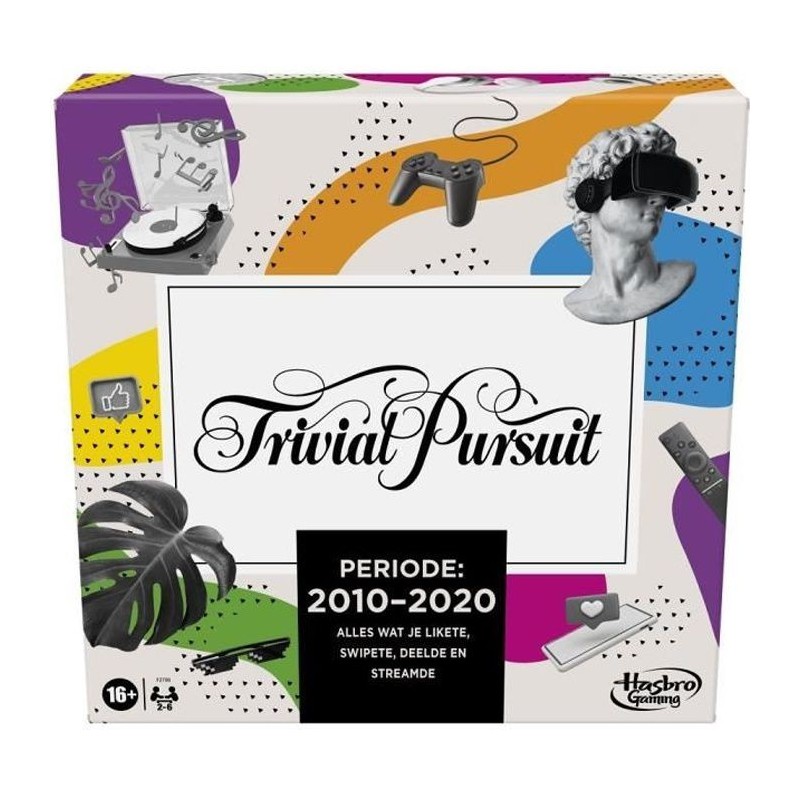 TRIVIAL PURSUIT - Décennie : 2010 -2020 - Jeu de plateau pour adultes et ados - VERSION FRANCAISE - des 16 ans