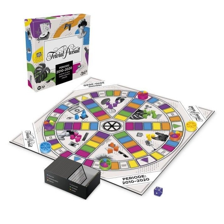 TRIVIAL PURSUIT - Décennie : 2010 -2020 - Jeu de plateau pour adulte
