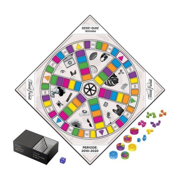 TRIVIAL PURSUIT - Décennie : 2010 -2020 - Jeu de plateau pour adulte