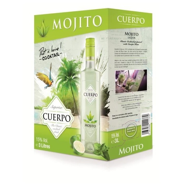 Mojito Cuerpo 3L Bib 15°