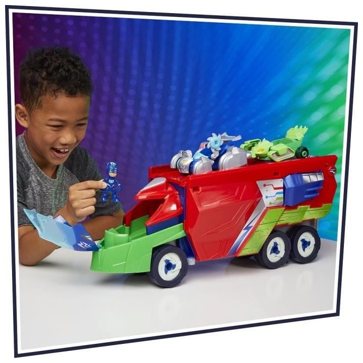 PYJAMASQUES - Camion Extra-Totem - Jouet préscolaire transformable -