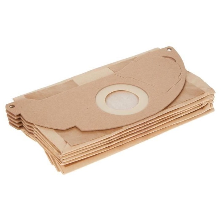 Sachet filtre papier a deux épaisseurs pour KARCHER WD2200 / A2003 /