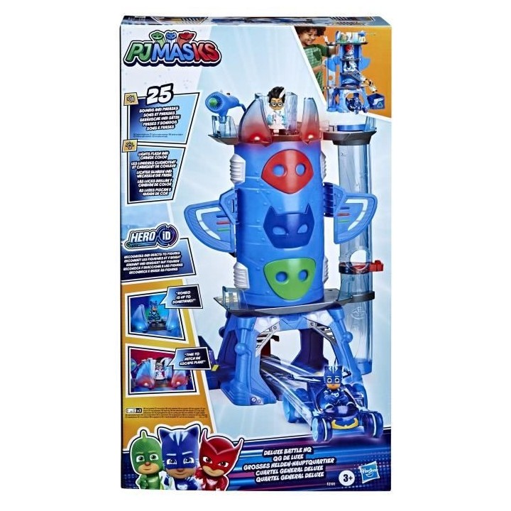 PYJAMASQUES - QG de luxe - Quartier général - Jouet préscolaire ave