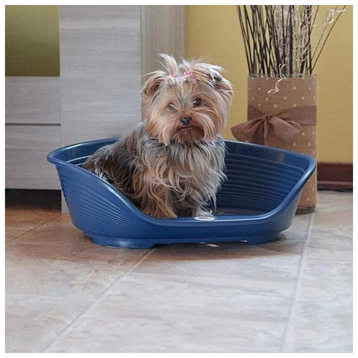 FERPLAST Panier pour chien plastique SIESTA Deluxe Taille 2 - 49x36x17